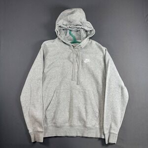 Nike Hoodie Long Sleeve Sweatshirt Heather Gray Size Small